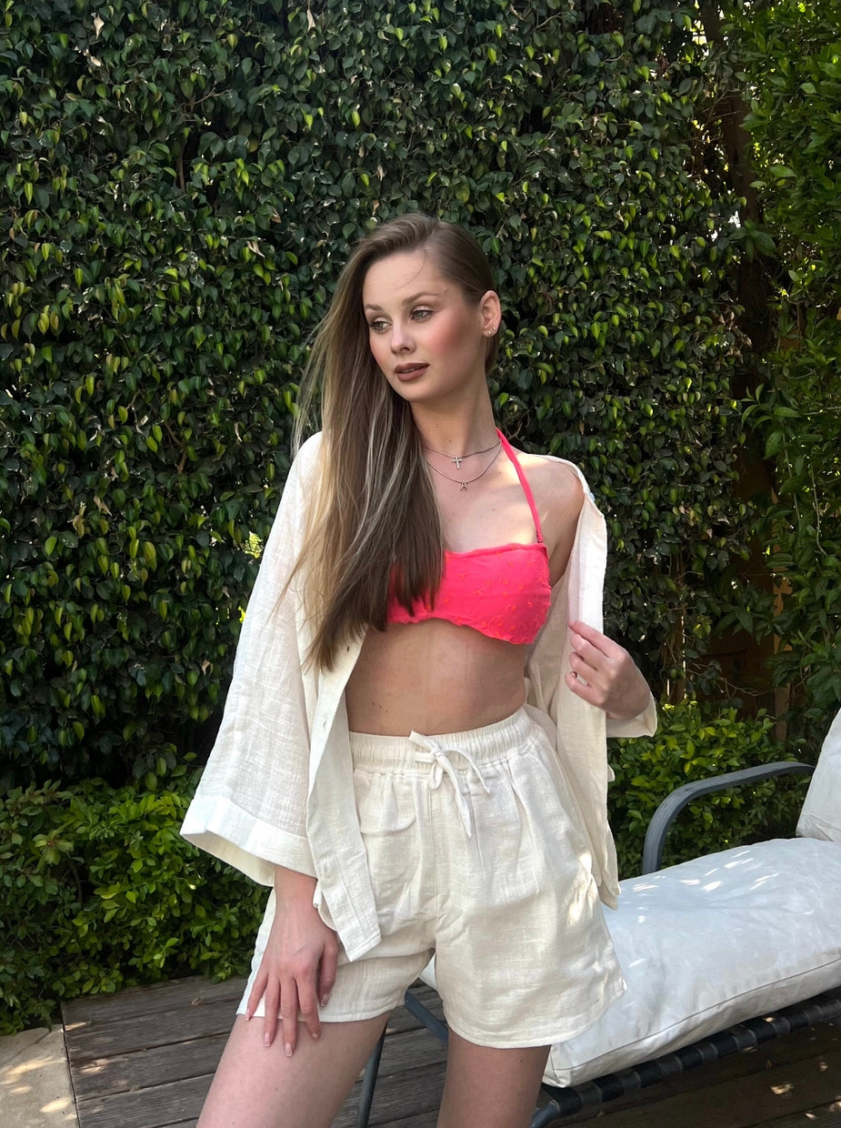 Linen shorts